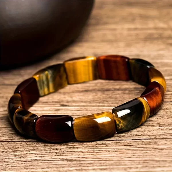 Yuyekai Boho Natural tiger clear stone Bracelet
